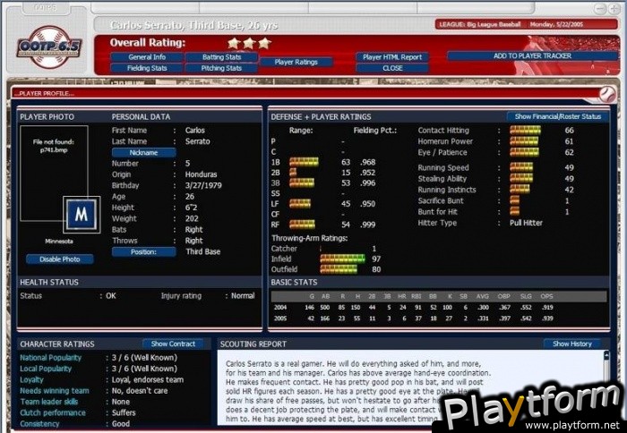 Out of the Park Baseball 6.5 (PC)