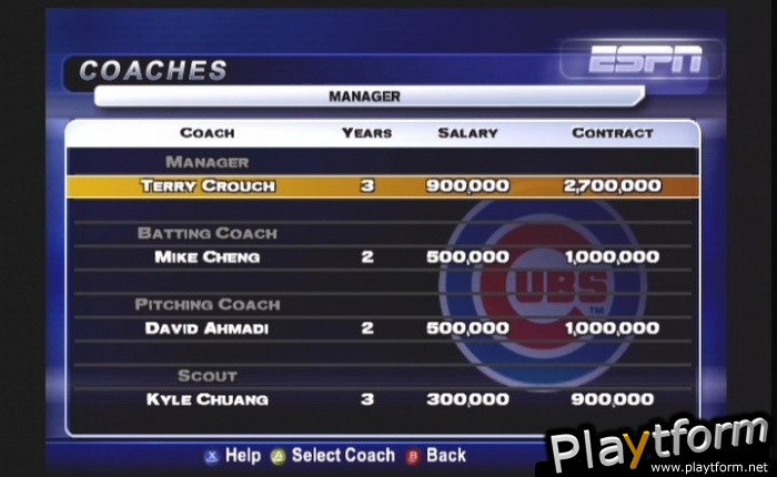 Major League Baseball 2K5 (Xbox)