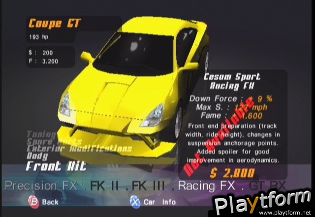 Top Gear RPM Tuning (Xbox)