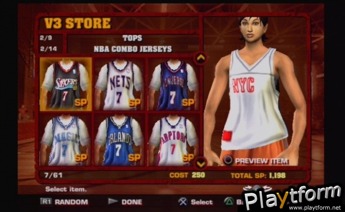 NBA Street V3 (PlayStation 2)