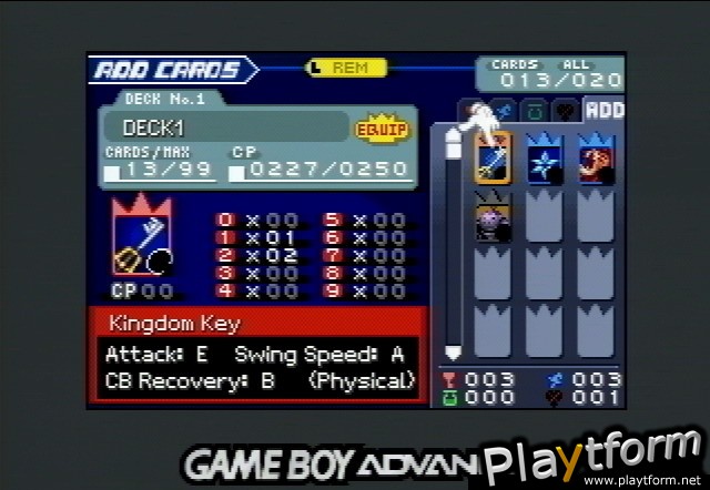 Kingdom Hearts: Chain of Memories (Game Boy Advance)
