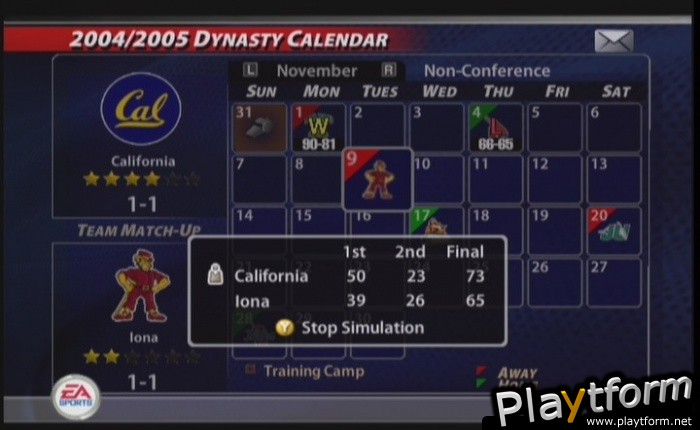 NCAA March Madness 2005 (Xbox)