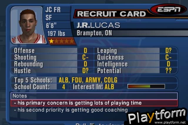 ESPN College Hoops 2K5 (Xbox)