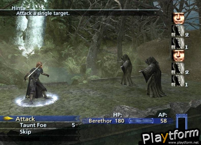 The Lord of the Rings, The Third Age (PlayStation 2)