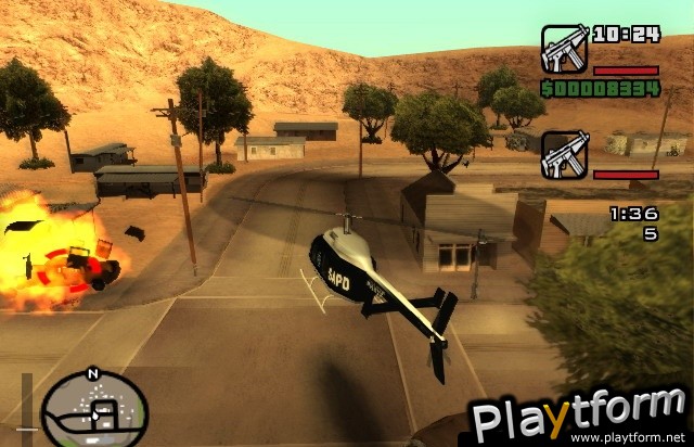 Grand Theft Auto: San Andreas (PlayStation 2)