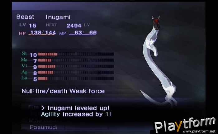 Shin Megami Tensei: Nocturne (PlayStation 2)
