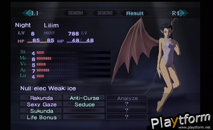 Shin Megami Tensei: Nocturne (PlayStation 2)