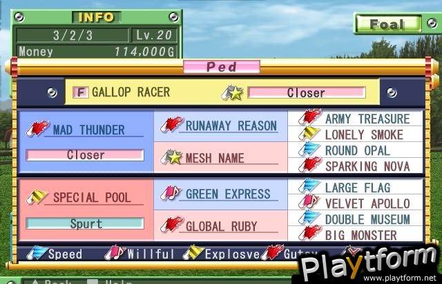 Gallop Racer 2004 (PlayStation 2)