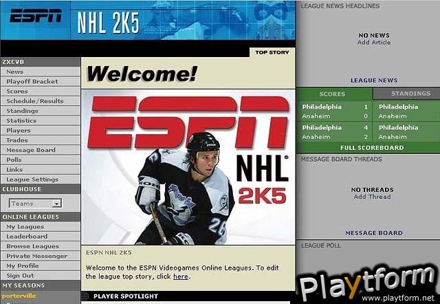 ESPN NHL 2K5 (PlayStation 2)