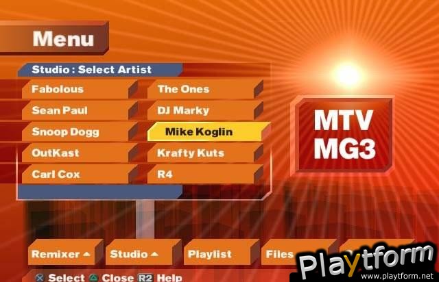 MTV Music Generator 3: This Is the Remix (PlayStation 2)