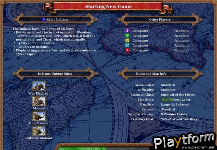 Rise of Nations: Thrones & Patriots (PC)