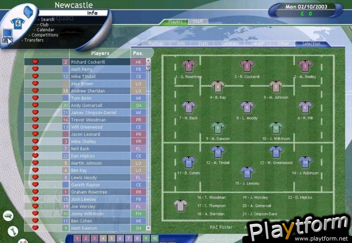 Pro Rugby Manager 2004 (PC)