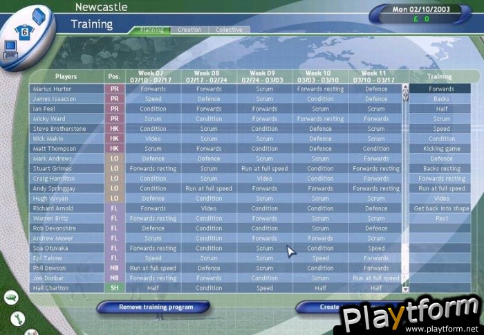 Pro Rugby Manager 2004 (PC)