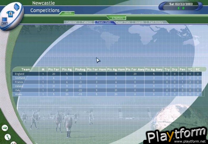 Pro Rugby Manager 2004 (PC)