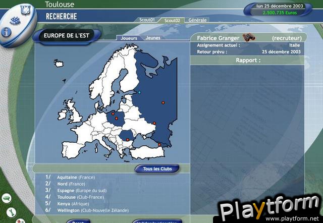 Pro Rugby Manager 2004 (PC)