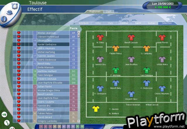 Pro Rugby Manager 2004 (PC)