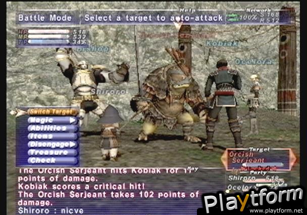 Final Fantasy XI (PlayStation 2)