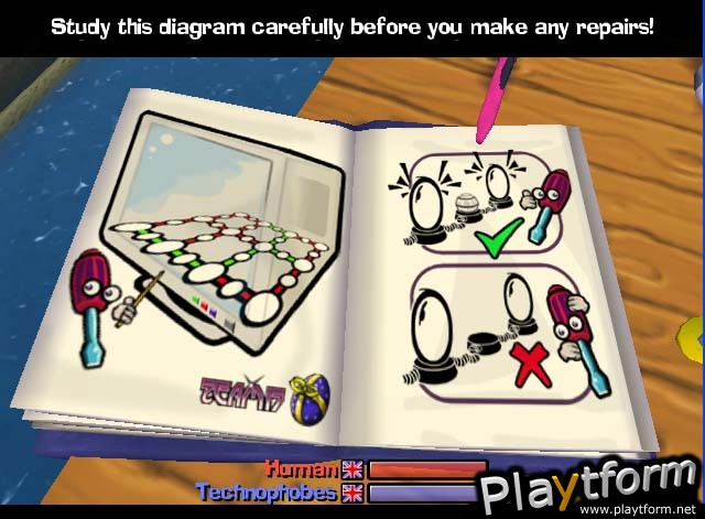 Worms 3D (PlayStation 2)