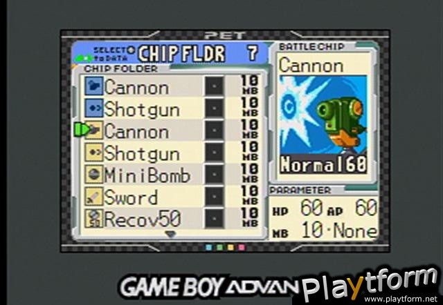 Mega Man Battle Chip Challenge (Game Boy Advance)