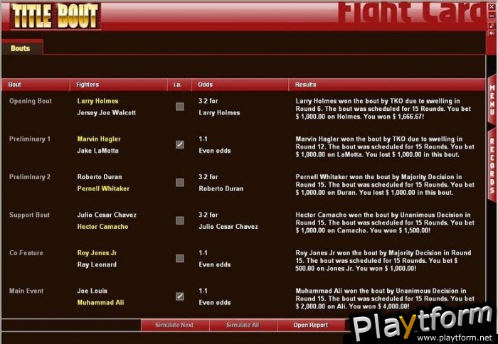 Title Bout Championship Boxing (PC)