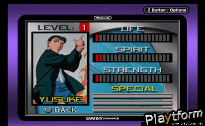 Yu Yu Hakusho: Spirit Detective (Game Boy Advance)