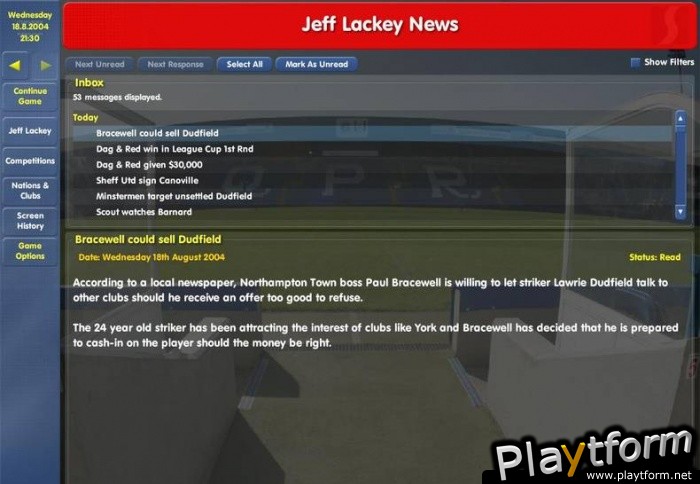 Championship Manager: Season 03/04 (PC)