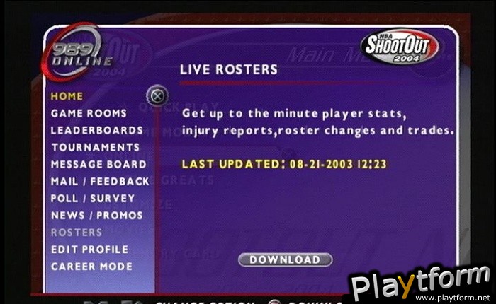 NBA ShootOut 2004 (PlayStation 2)