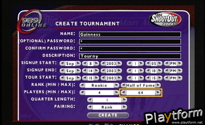 NBA ShootOut 2004 (PlayStation 2)