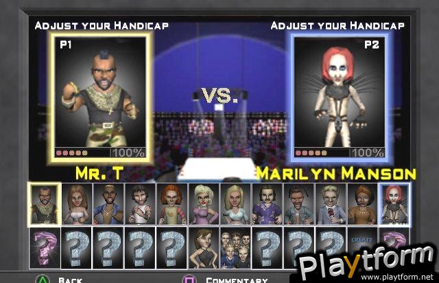 MTV's Celebrity Deathmatch (PlayStation 2)