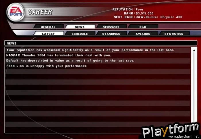 NASCAR Thunder 2004 (PC)