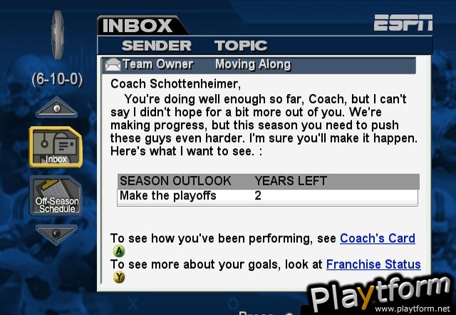 ESPN NFL Football (Xbox)