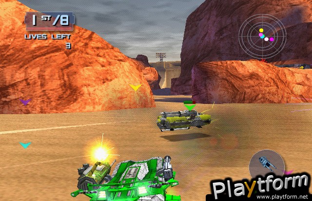 Motorsiege: Warriors of Primetime (PlayStation 2)