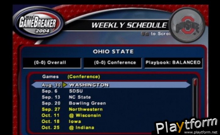 NCAA GameBreaker 2004 (PlayStation 2)