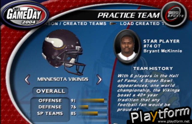 NFL GameDay 2004 (PlayStation 2)