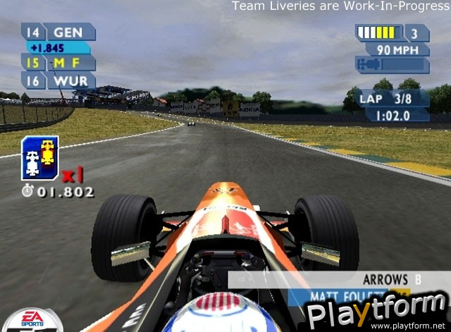 F1 Career Challenge (PlayStation 2)