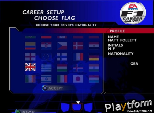 F1 Career Challenge (PlayStation 2)