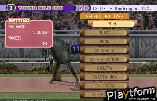 Gallop Racer 2003: A New Breed (PlayStation 2)