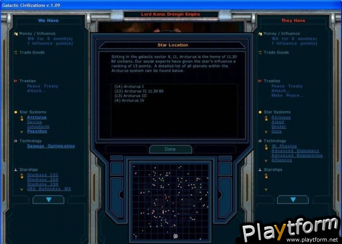 Galactic Civilizations (PC)