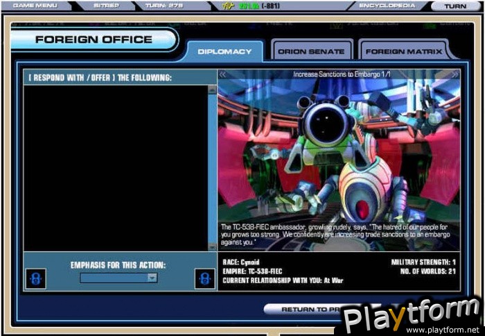 Master of Orion III (PC)