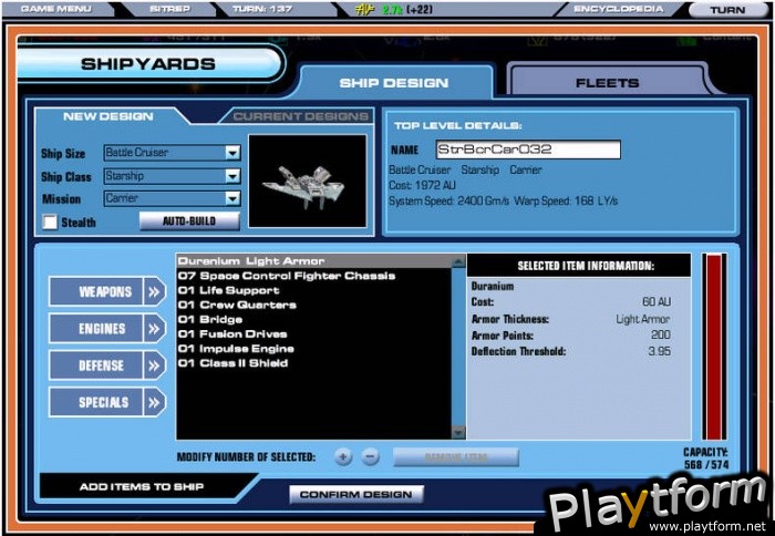 Master of Orion III (PC)