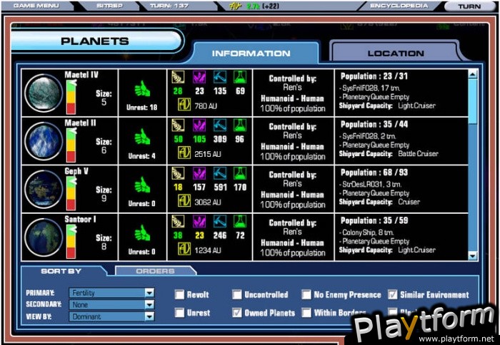 Master of Orion III (PC)