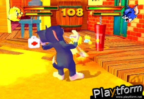Tom & Jerry in War of the Whiskers (PlayStation 2)
