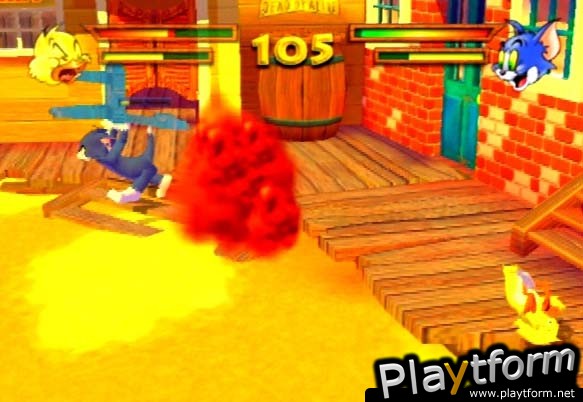 Tom & Jerry in War of the Whiskers (PlayStation 2)