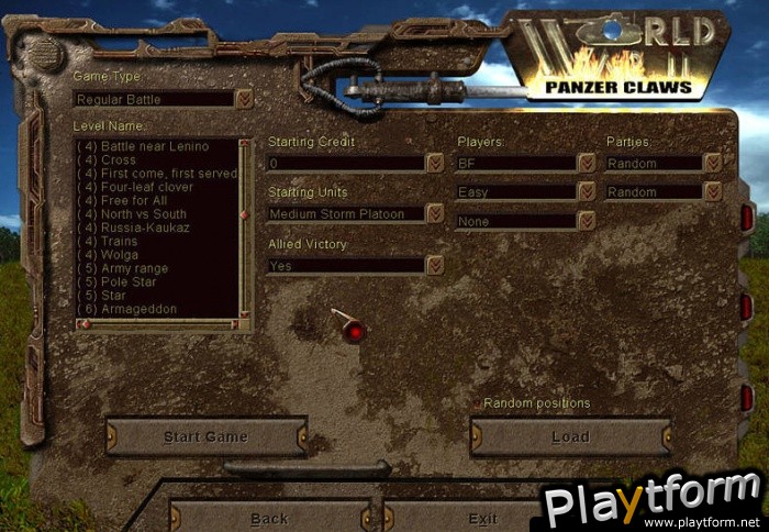 World War II: Panzer Claws (PC)