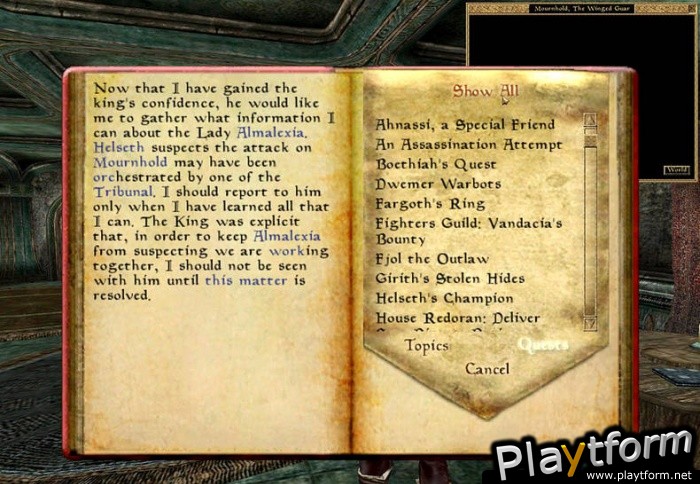 The Elder Scrolls III: Tribunal (PC)