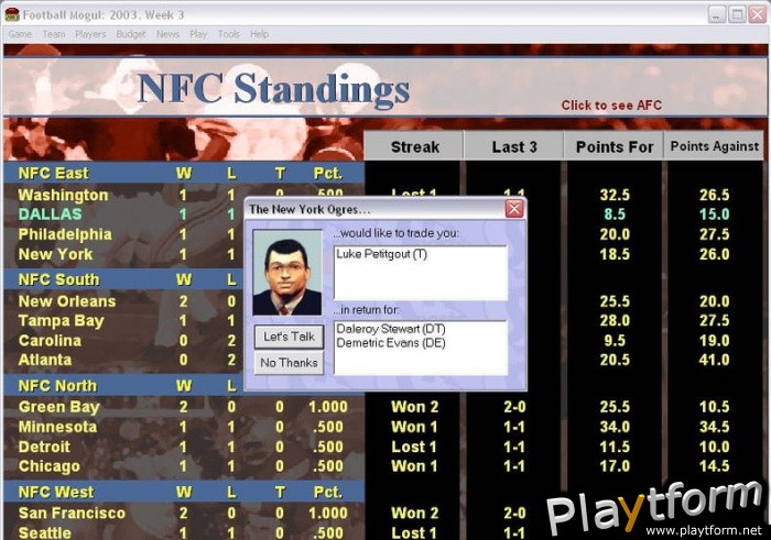 Football Mogul 2003 (PC)