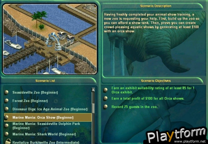 Zoo Tycoon: Marine Mania (PC)