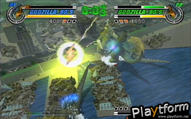 Godzilla: Destroy All Monsters Melee (GameCube)