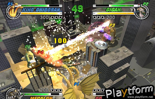 Godzilla: Destroy All Monsters Melee (GameCube)