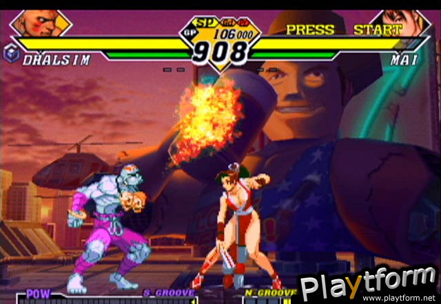 Capcom vs. SNK 2 EO: Millionaire Fighting 2001 (GameCube)
